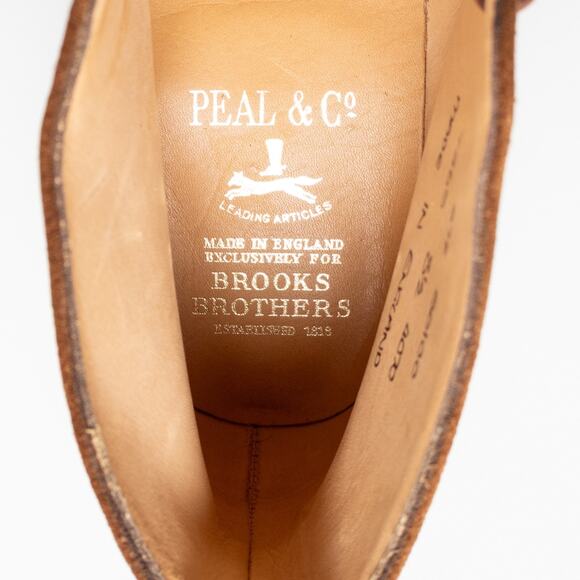 Peal & Co for Brooks Brothers Men’s Suede Chukka Boots Size 8.5 UK / 9 US - Picture 11 of 12